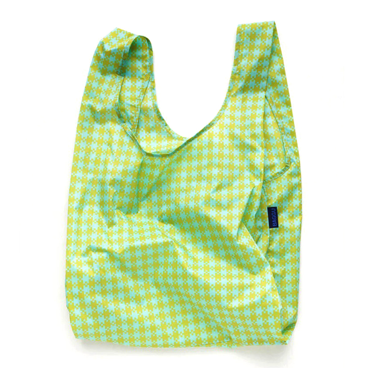 Baggu Reusable Standard Shopping Bag in Rose Pixel Gingham – Annie's Blue  Ribbon General Store