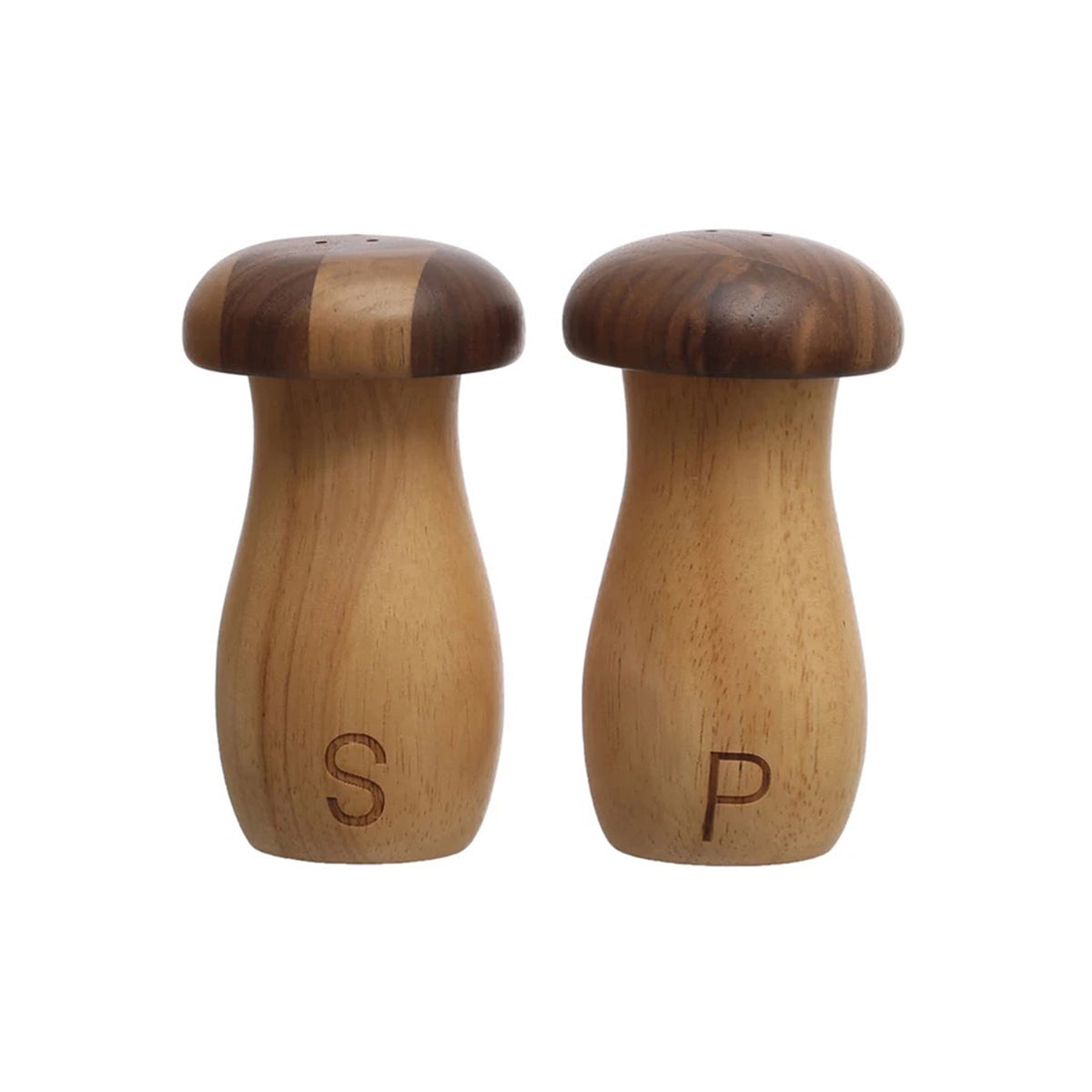 Wooden Mushroom Salt and Pepper Shakers — everdreamcraft