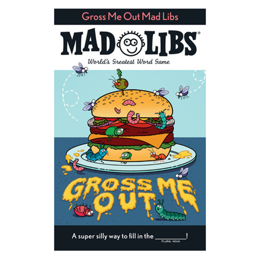 Penguin Random House Gross Me Out Mad Libs word game book front cover.
