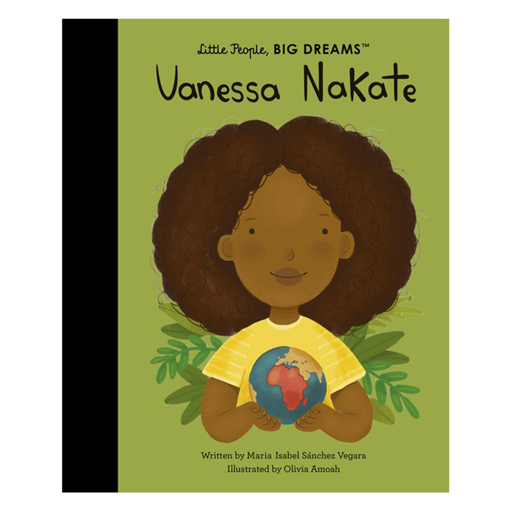 Quarto Little People, Big Dreams series Vanessa Nakate, Ugandan climate change activist hardcover children's picture book front cover.