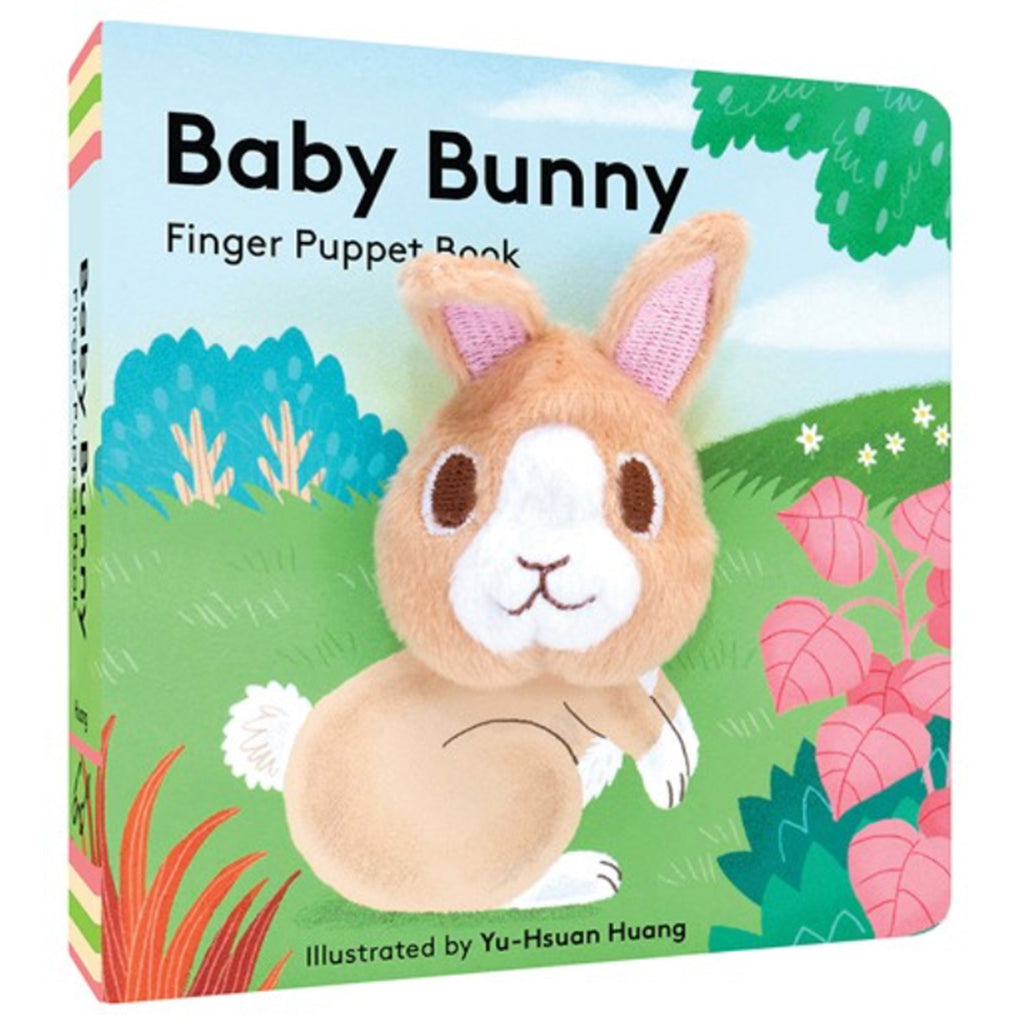 chronicle baby bunny finger puppet interactive board book