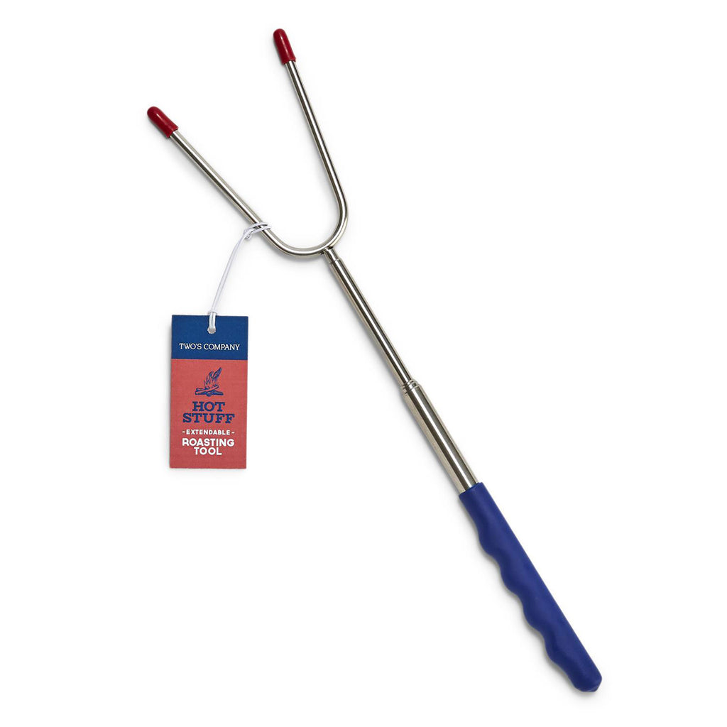 two's company extendable campfire roasting stick tool