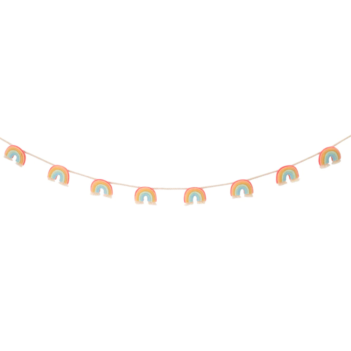 Meri Meri Rainbow Twisty Fringe Garland Backdrop  Party Supplies – Annie's  Blue Ribbon General Store