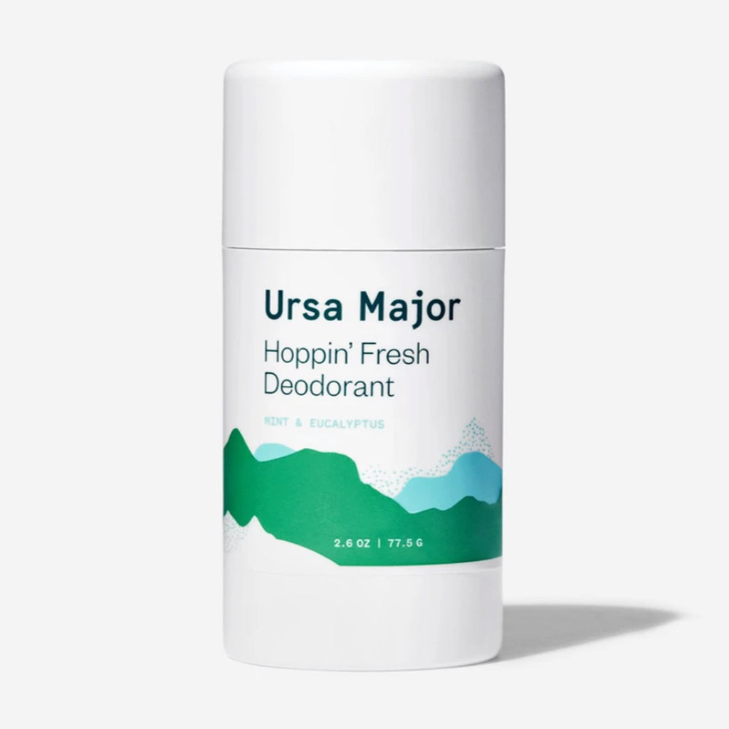 ursa major hoppin fresh scented deodorant in packaging cap on