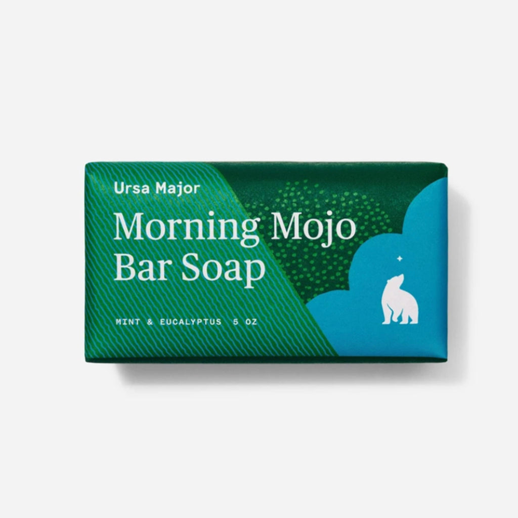 ursa major morning mojo bar soap 5 ounce in packaging