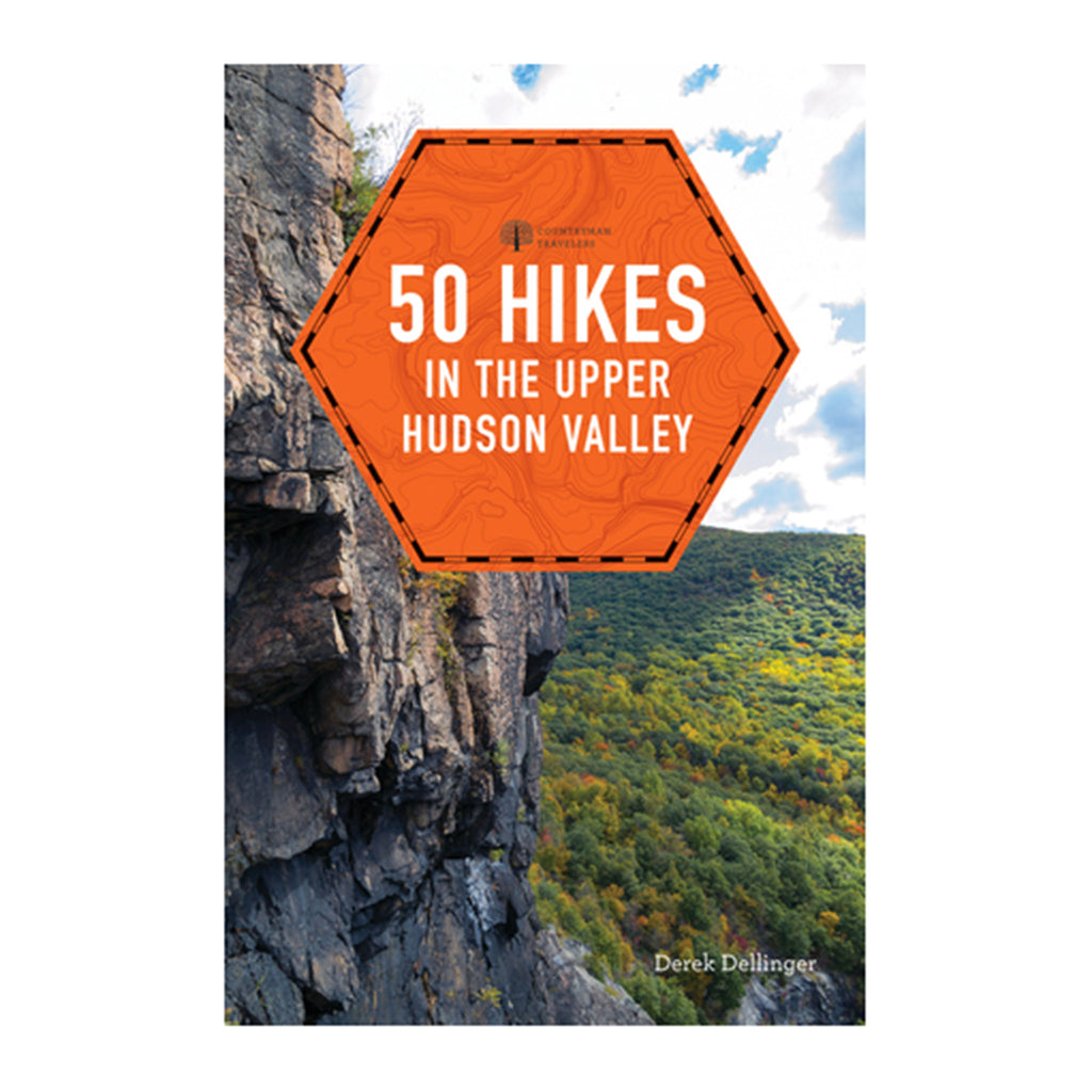 Front cover of the 50 Hikes in the Upper Hudson Valley book
