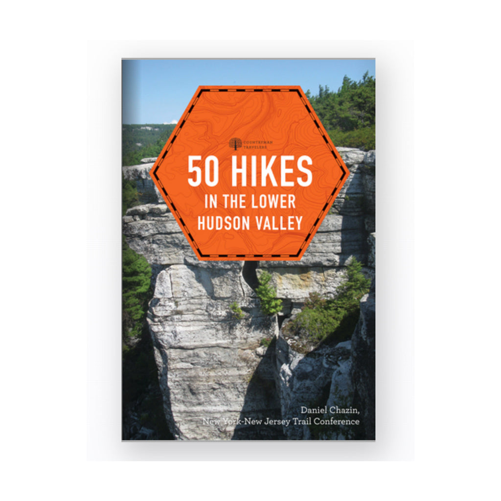 Front cover of the 50 Hikes in the Lower Hudson Valley book.