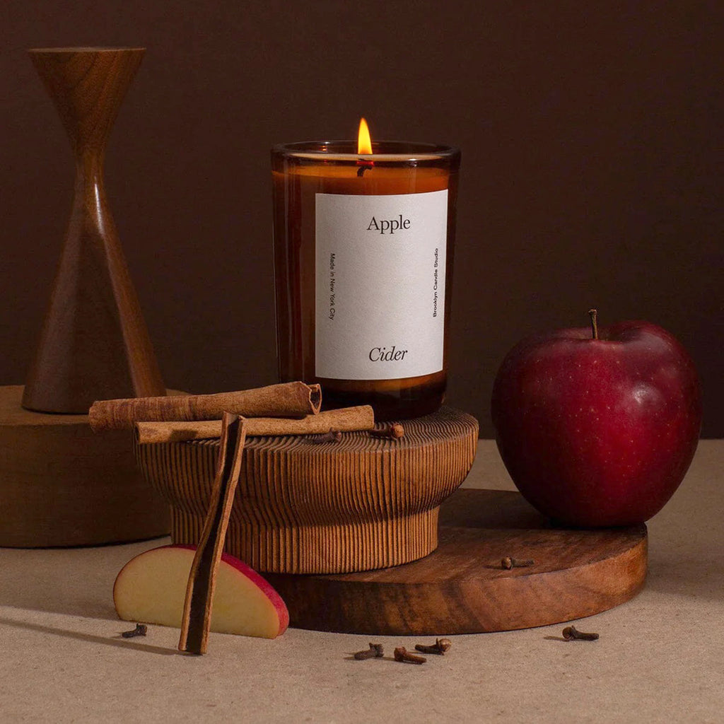 Brooklyn Candle Studio Apple Cider scented candle from the Fall Capsule Collection.