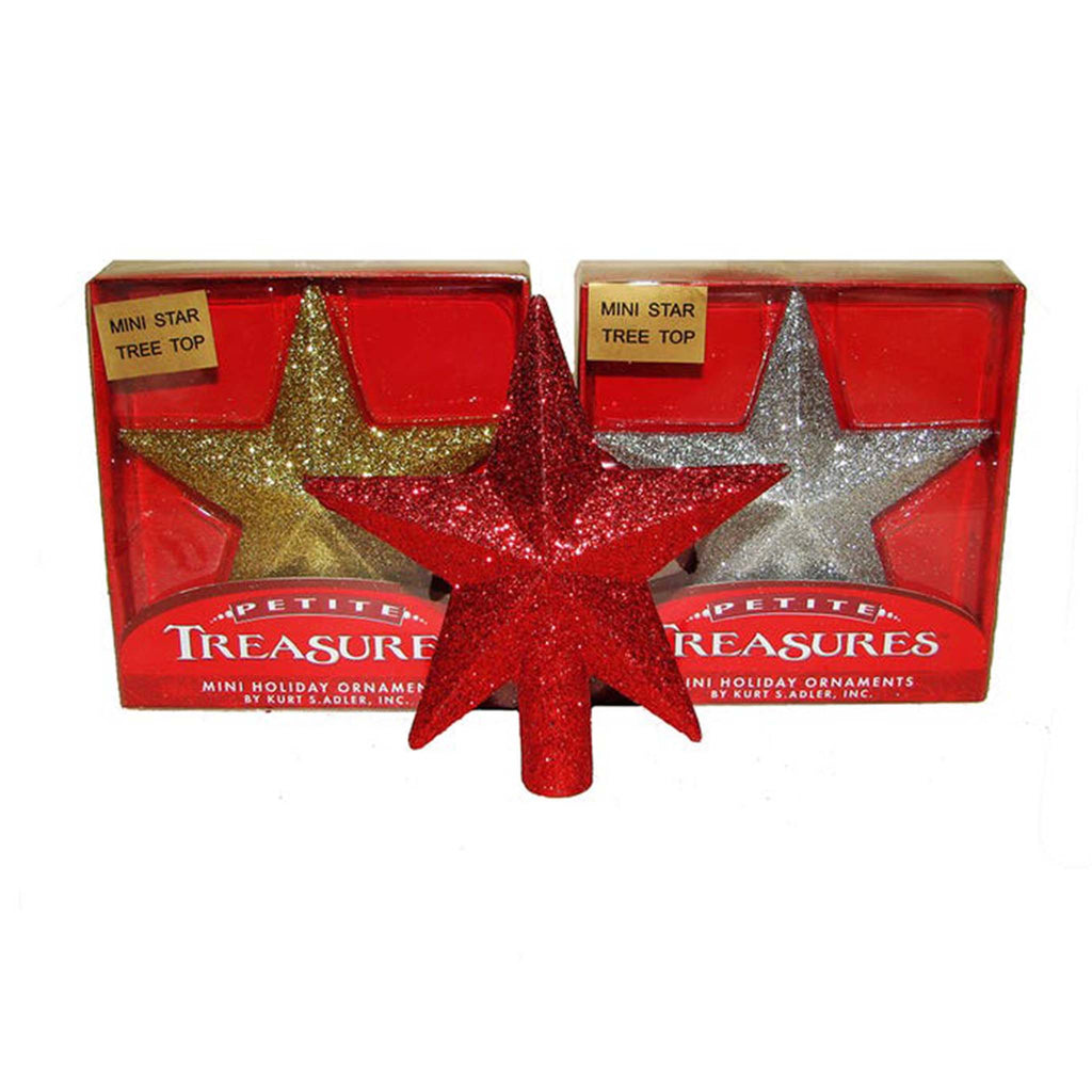 kurt adler petite treasures miniature star treetops