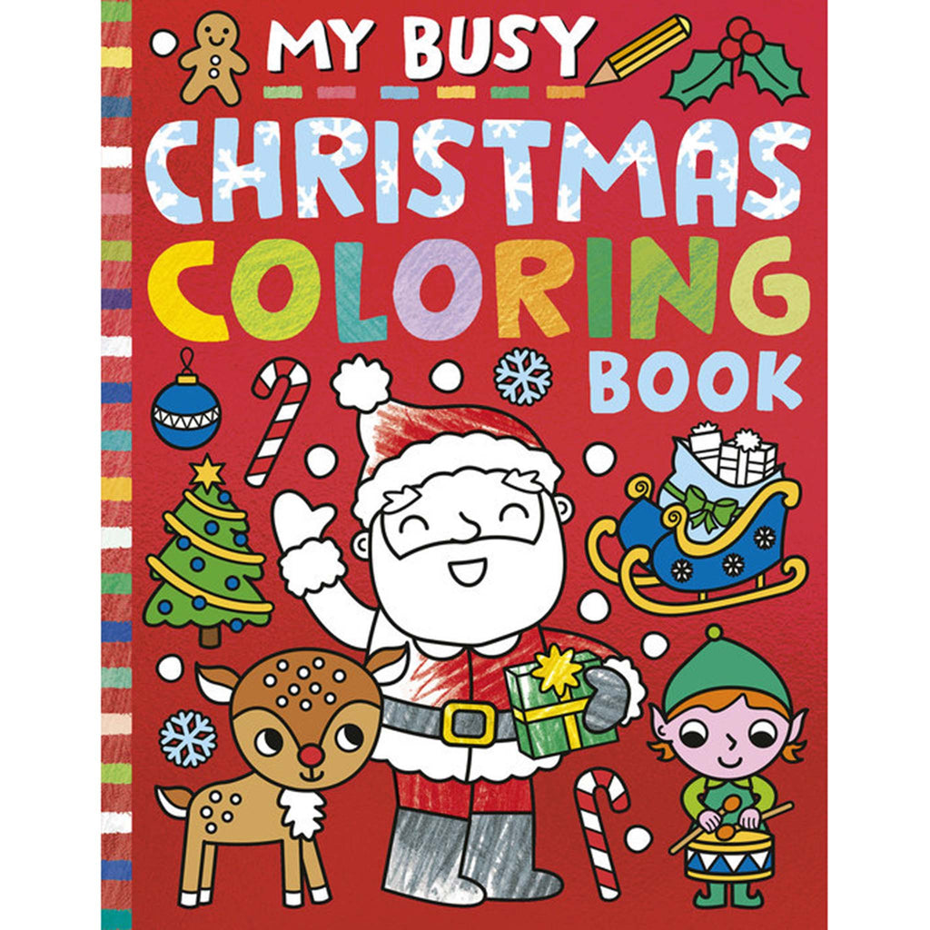 penguin my busy christmas coloring book