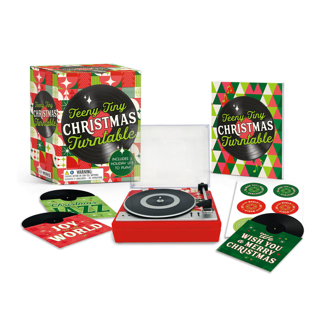 hachette teeny tiny christmas turntable