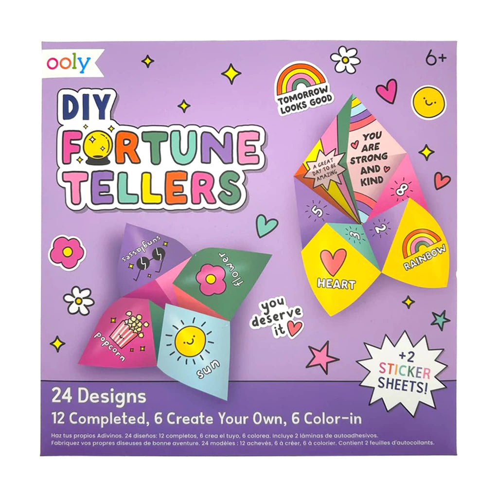 Ooly DIY Fortune Tellers activity kit in packaging, front view.