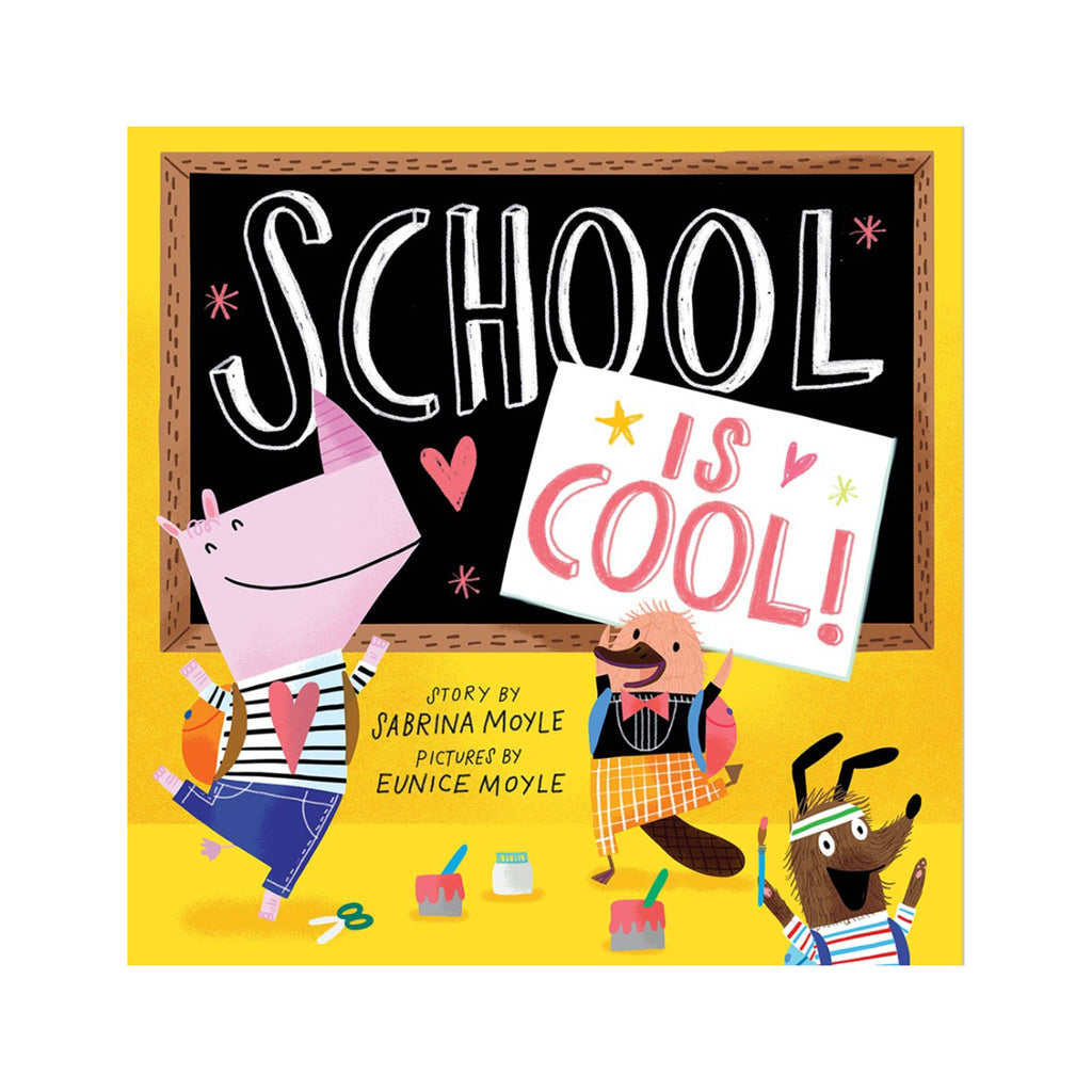 Abrams Hello!Lucky School is Cool! kids picture book, front cover.