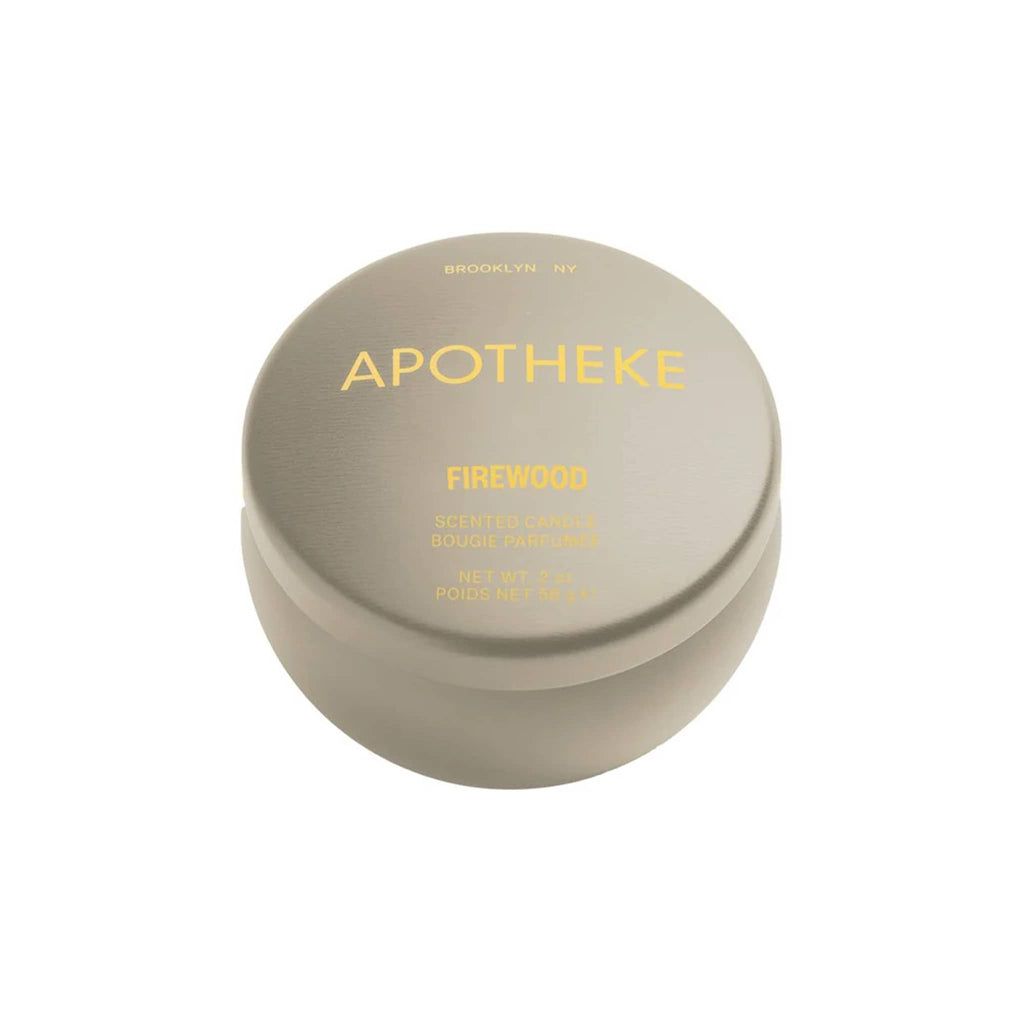 Beige mini tin with 'Apotheke' branding on a white background.