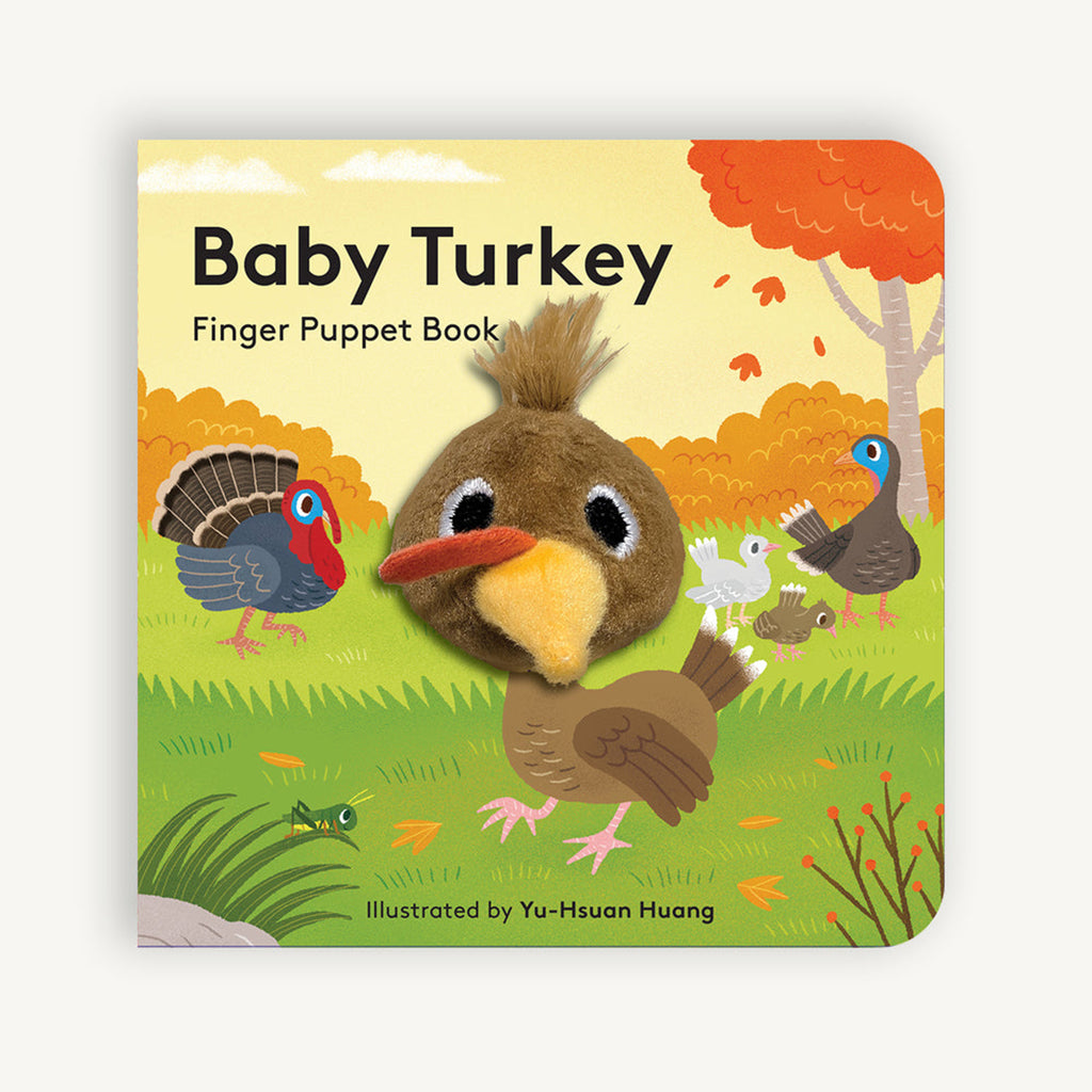 chronicle baby turkey finger puppet book