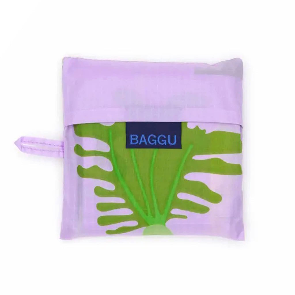 Standard Baggu in Daikon Pink print, in matching pouch.