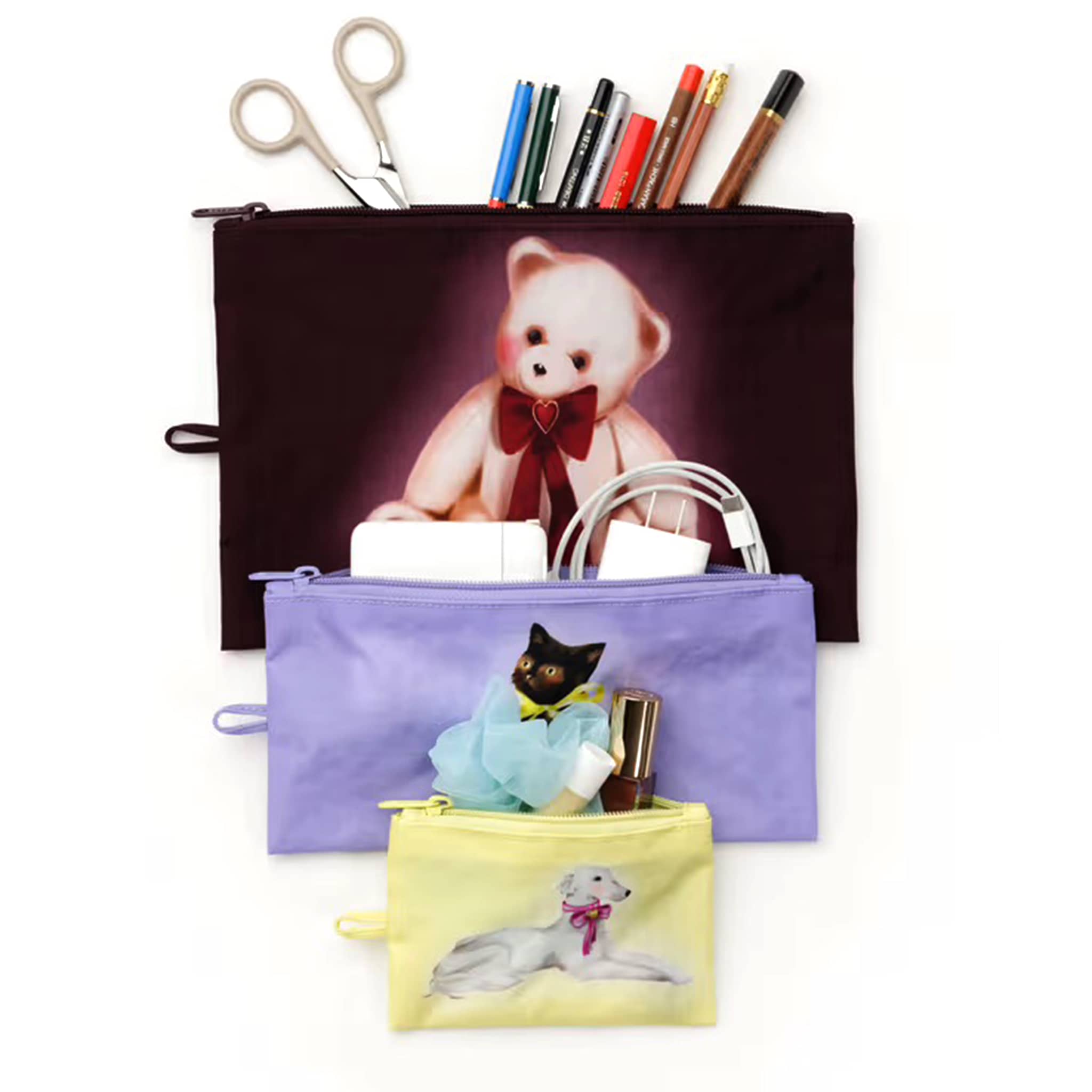 Baggu Flat Zip Pouches - Thumbnail 2