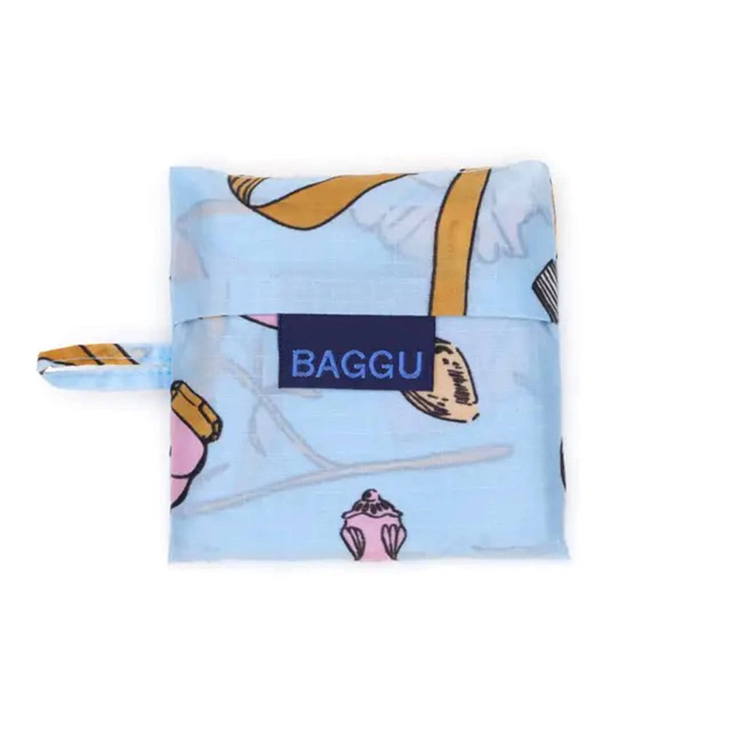 Baby Baggu in Get Ready With Me print, in matching pouch.