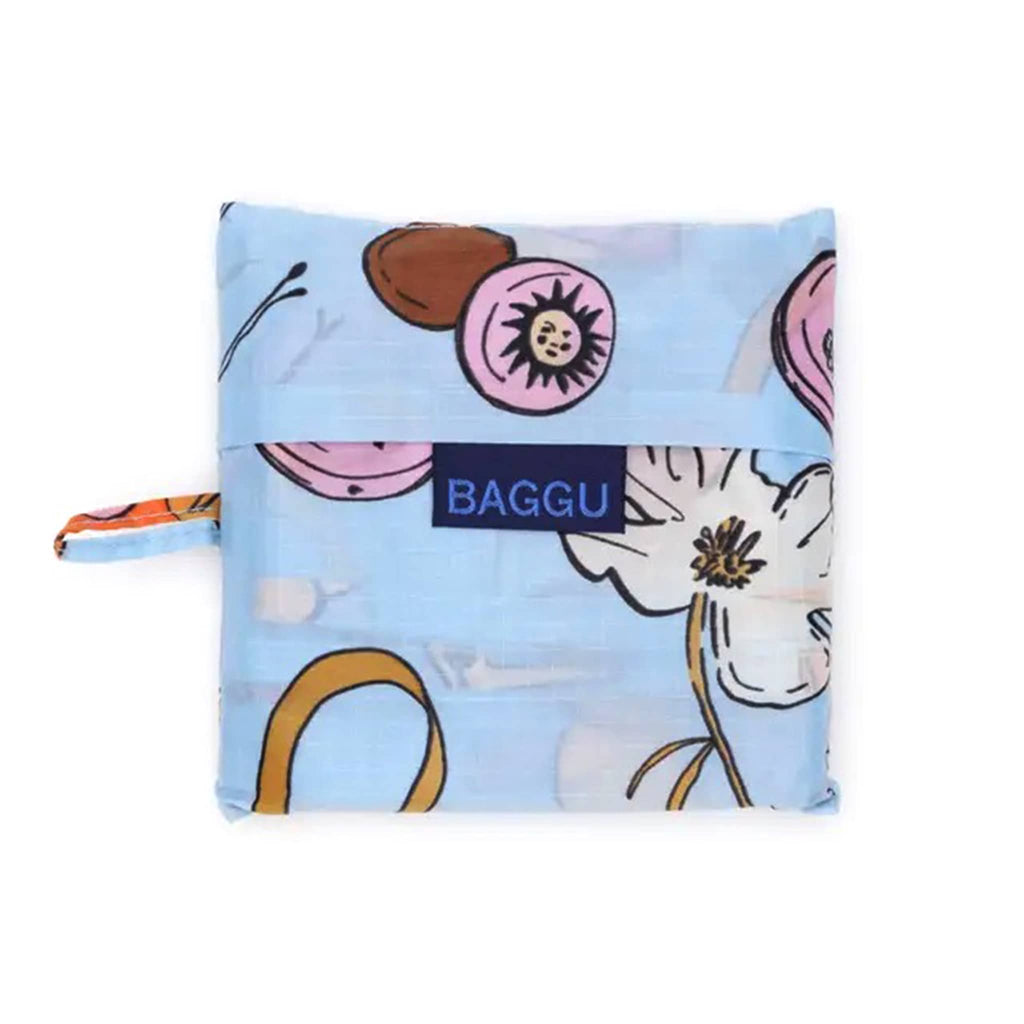 Standard Baggu in Get Ready With Me print, in matching pouch.