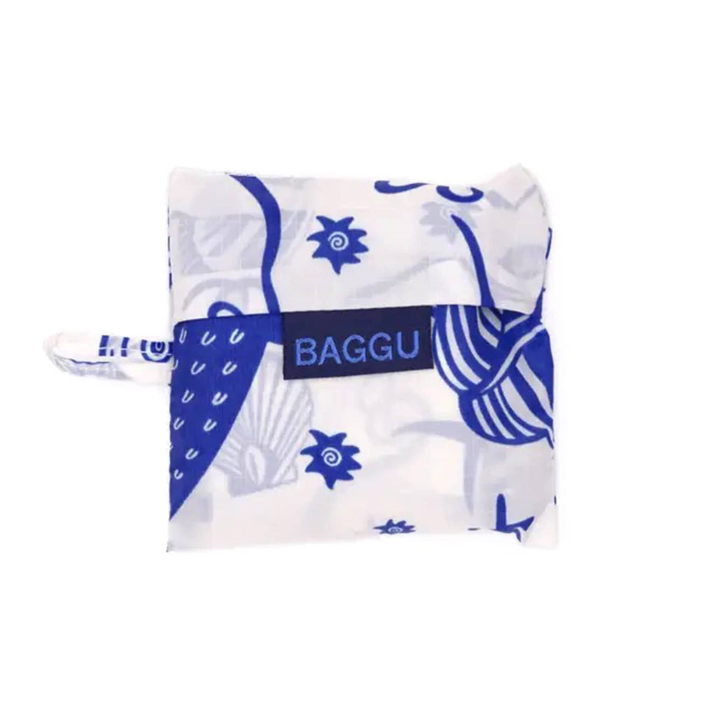 Baby Baggu Mermaid ripstop nylon reusable bag, in pouch packaging.