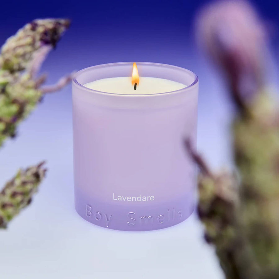 Boy Smells Lavendare Candle - Thumbnail 2