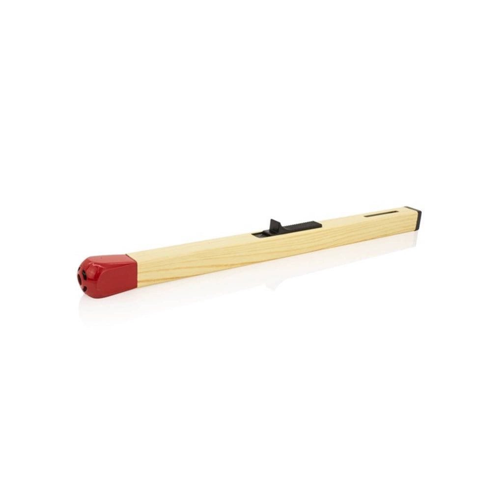 Chandler Studios 8 inch long match-shaped refillable butane candle lighter.
