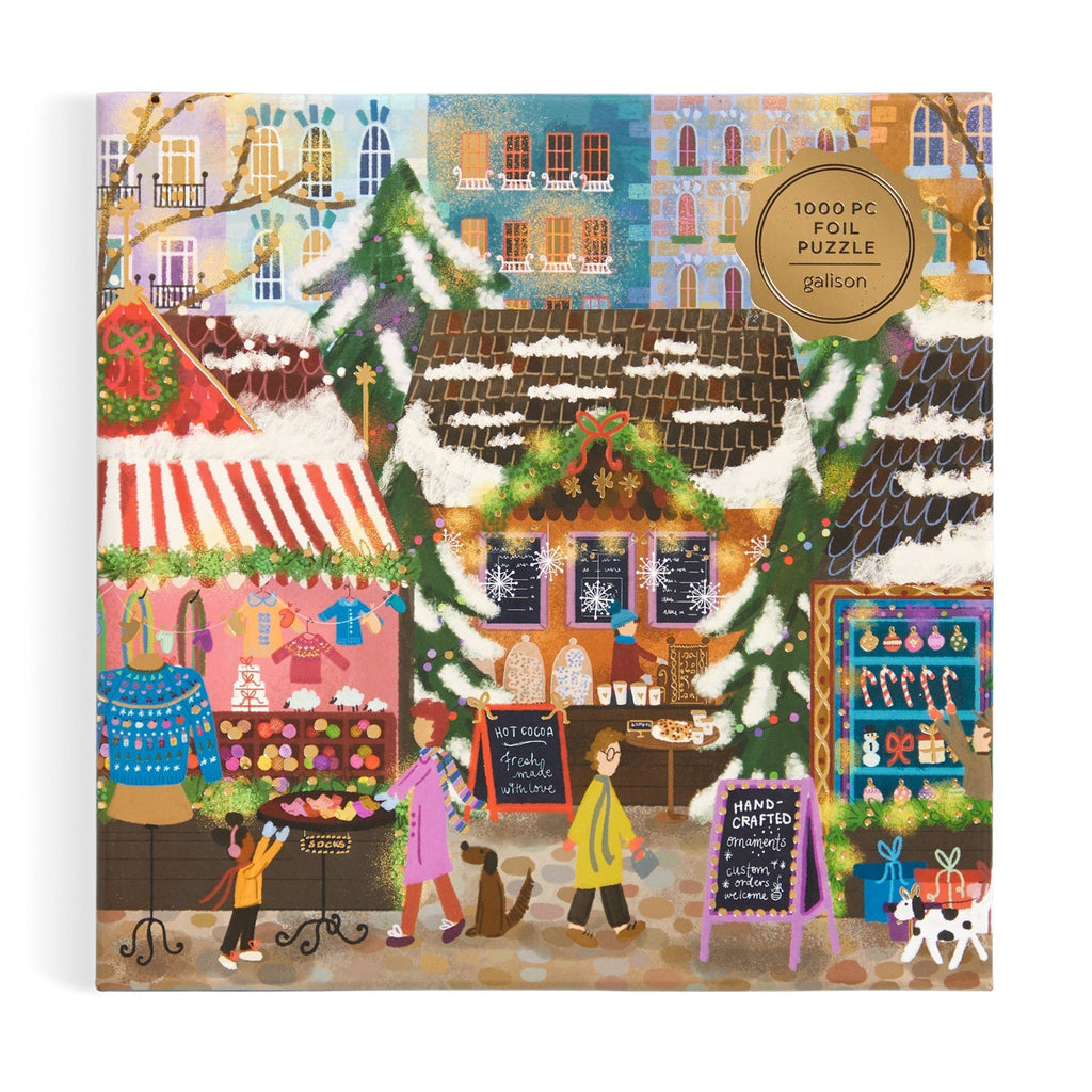 chronicle merry market 1000 piece foil puzzle