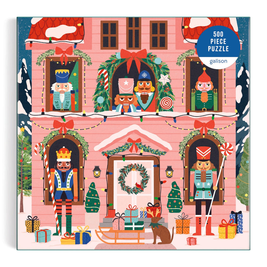 Chronicle Galison 500 piece Nutcracker Magic jigsaw puzzle in box packaging, front view.