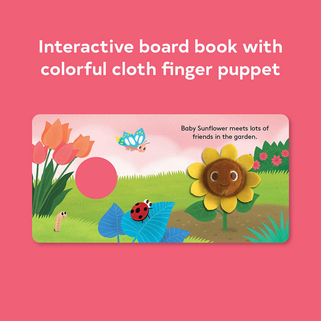 chronicle baby sunflower finger puppet book