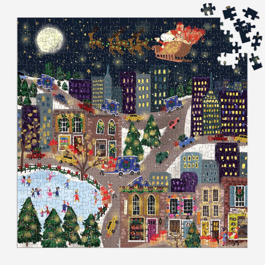 chronicle joy laforme presentville 500 piece foil puzzle