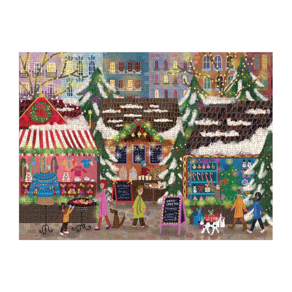 chronicle merry market 1000 piece foil puzzle