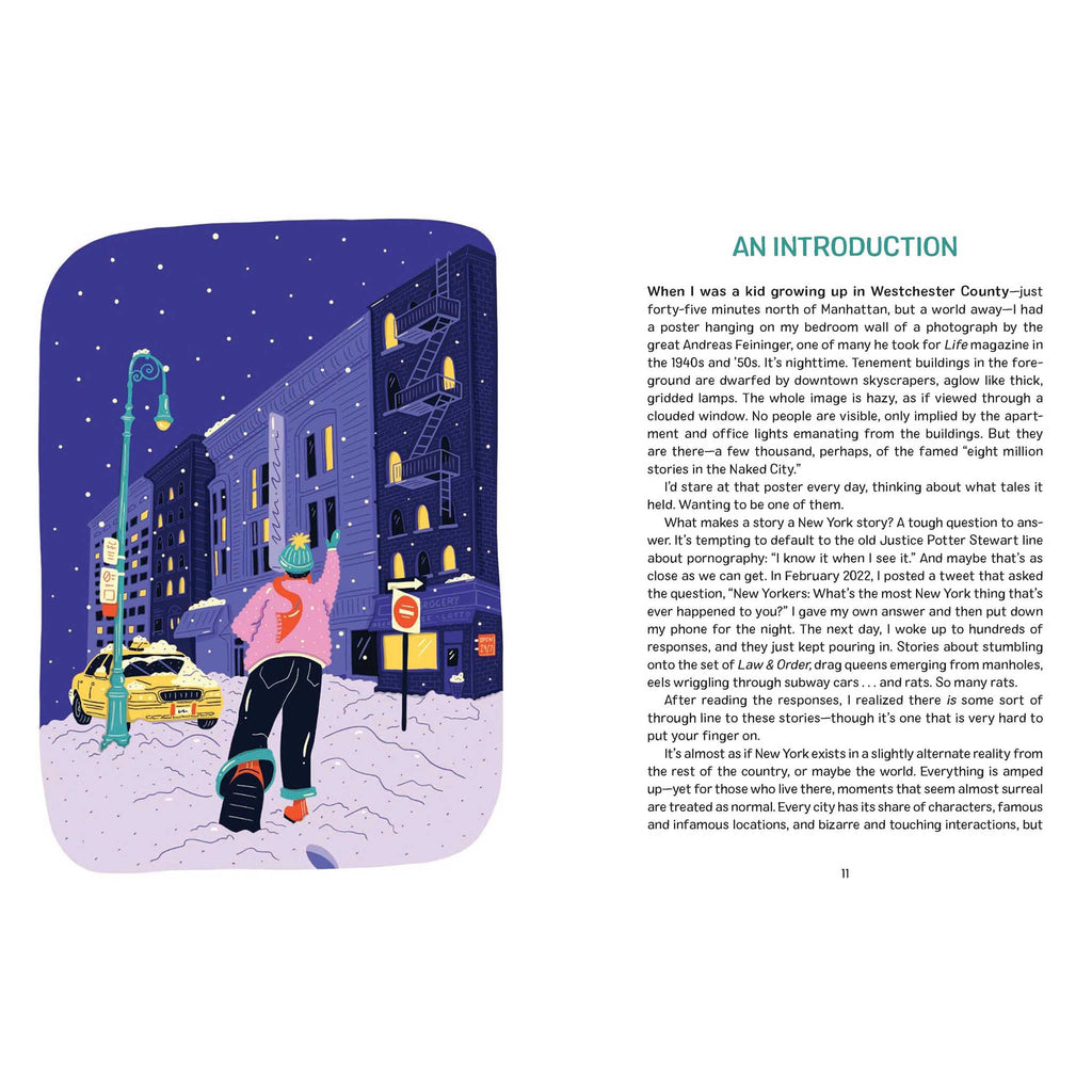 Chronicle That's So New York, short (and very shirt) stories about the greatest city on earth, compiled by Dan Saltzstein, paperback book, introduction.