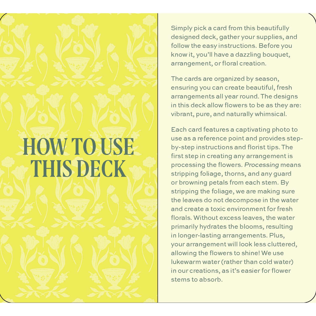 chronicle floral project deck
