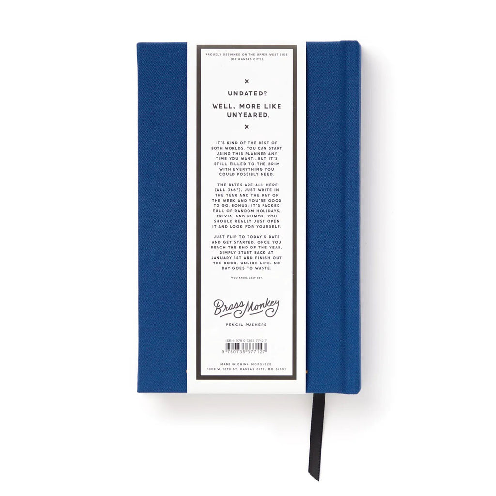 chronicle things ill cancel later undated mini planner brass monkey