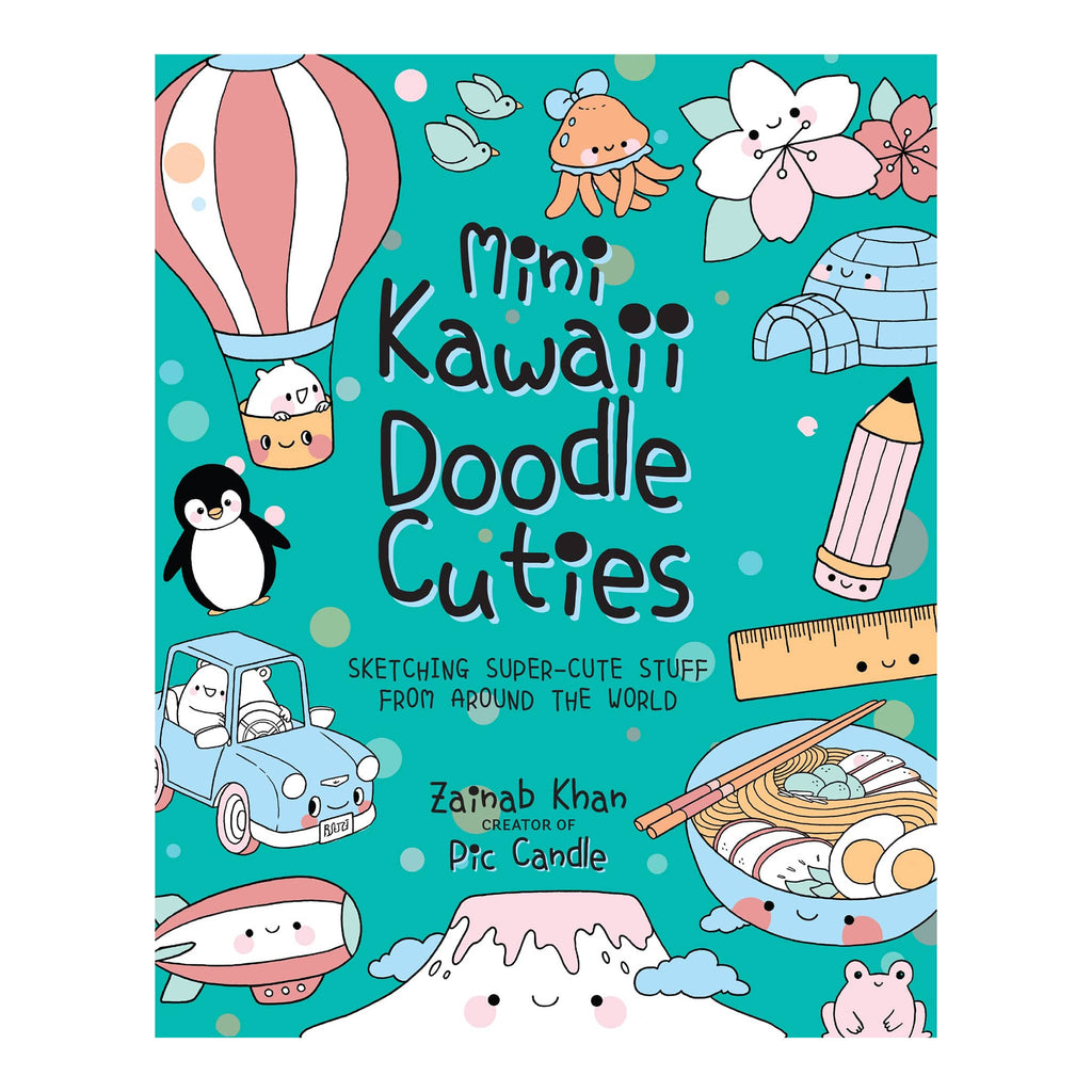 Chronicle Mini Kawaii Doodle Cuties paperback book, front cover.