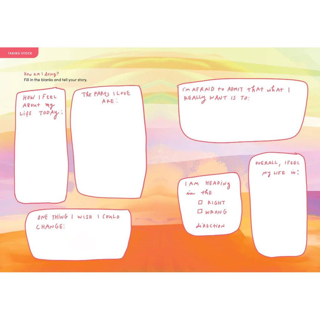 Chronicle The Life Audit Journal, sample page entitled "Taking Stock."