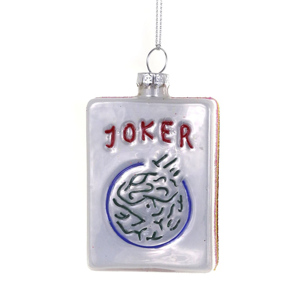 cody foster joker mahjong tile ornament