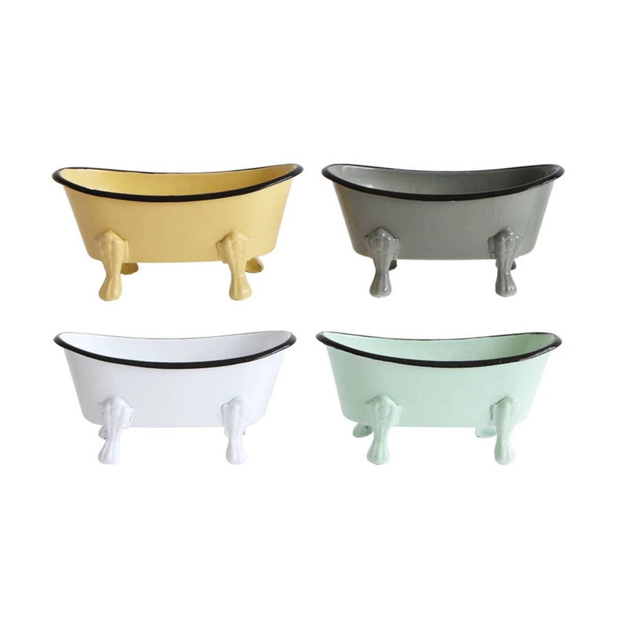 Creative Co-Op Metal Bathtub Soap Dish