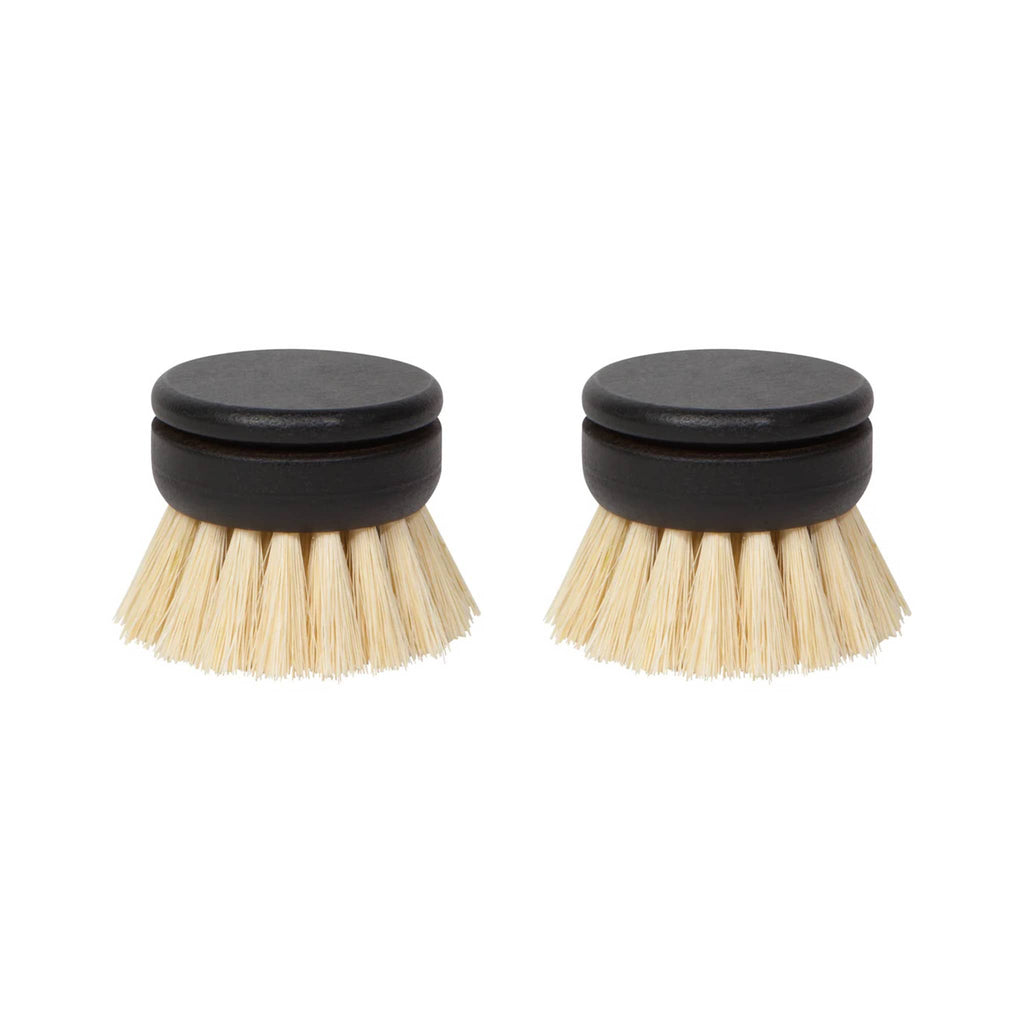 Danica replacement sisal dish brush heads, set of 2.