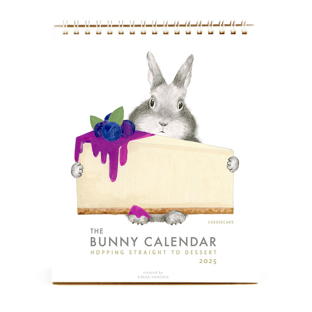 dear hancock 2025 bunny calendar