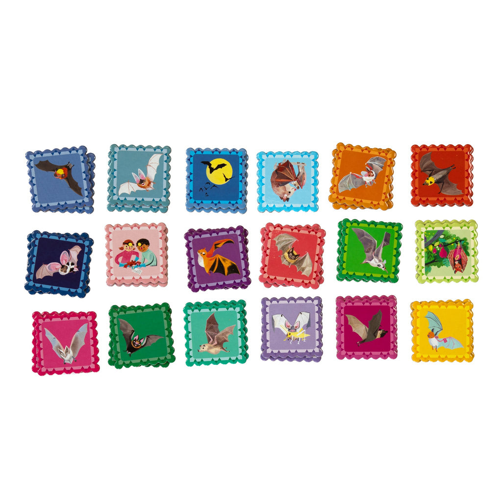 eeboo bat little square matching game