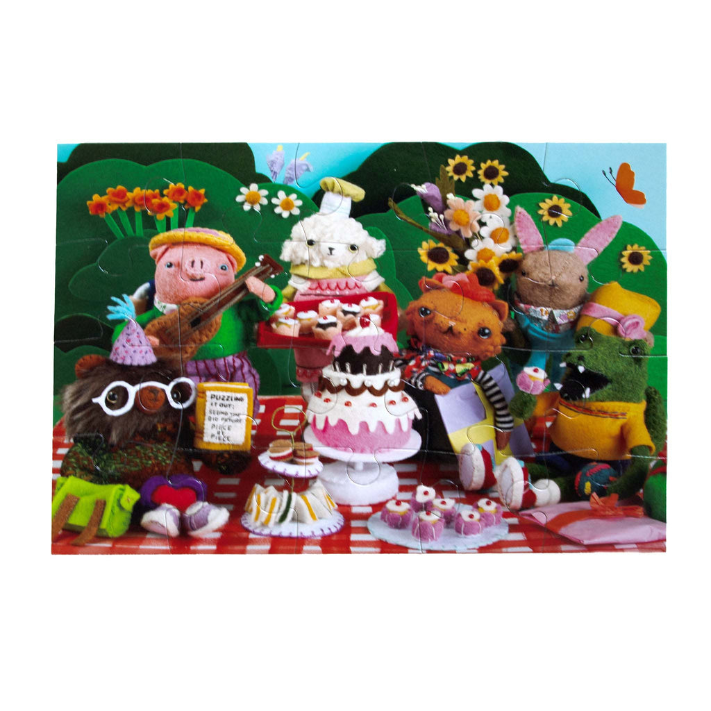 eeboo cake party 20 piece puzzle