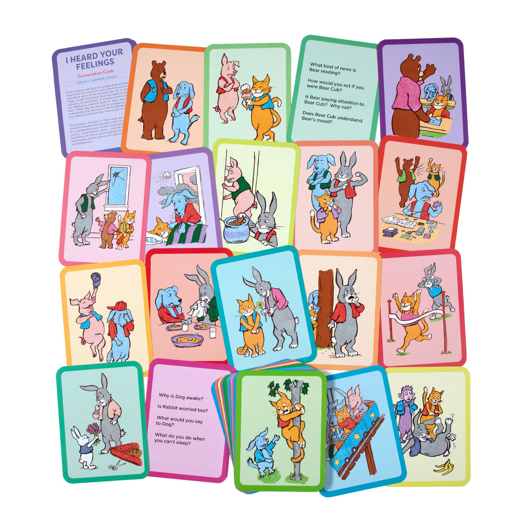 eeboo i heard your feelings hardbox flashcards