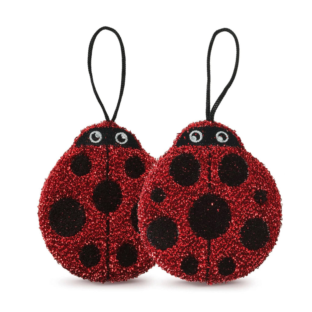 Fred Cleaning Ladies kitchen sponges that look like ladybugs, set of 2.