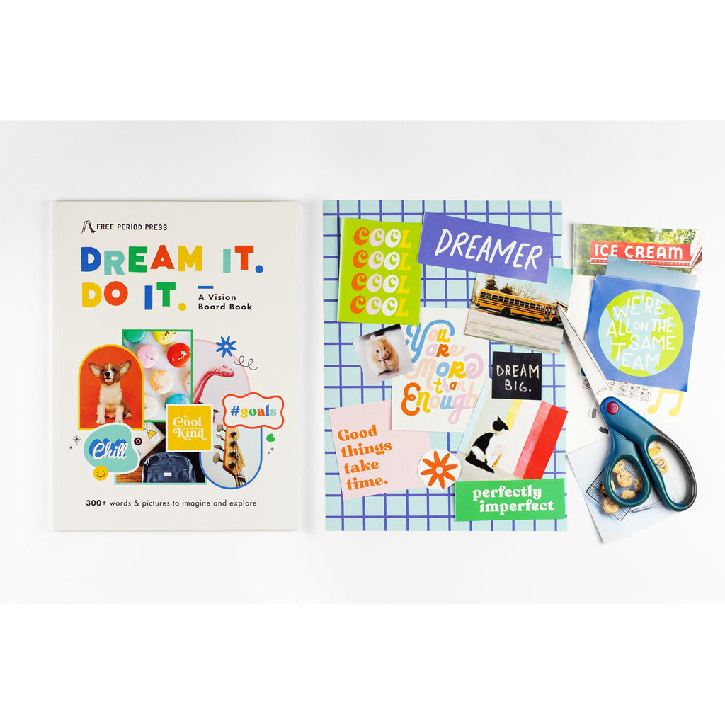 free period dream it do it a kids vision board book