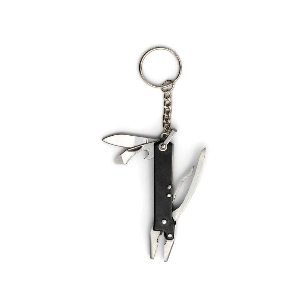 Gentlemen's Hardware Mini Pliers Multi-Tool with tools extended out, on white background.