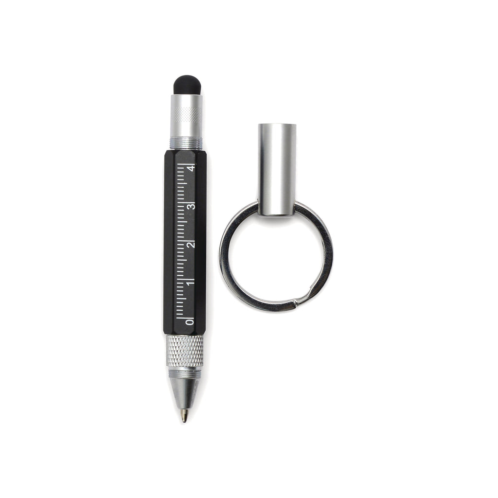 Gentlemen's Hardware Mini Pen Multi-Tool, top off to show stylus tip.