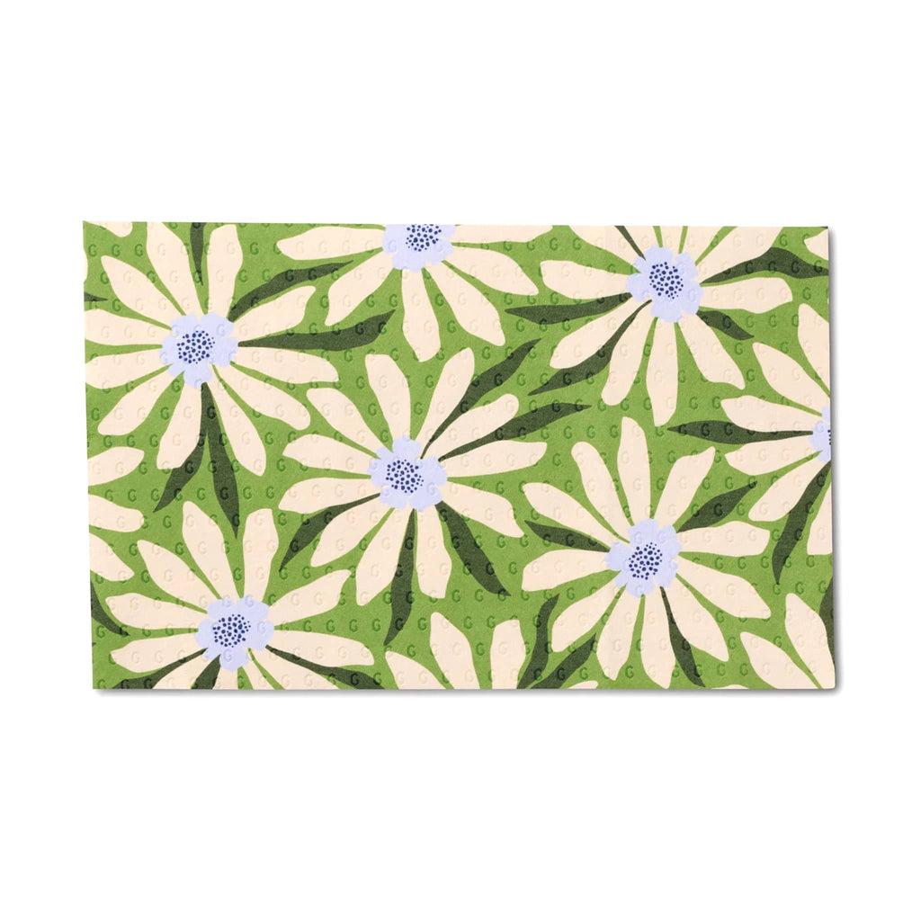 Geometry Bliss and Bloom eco-friendly reusable not paper towel, single detail.