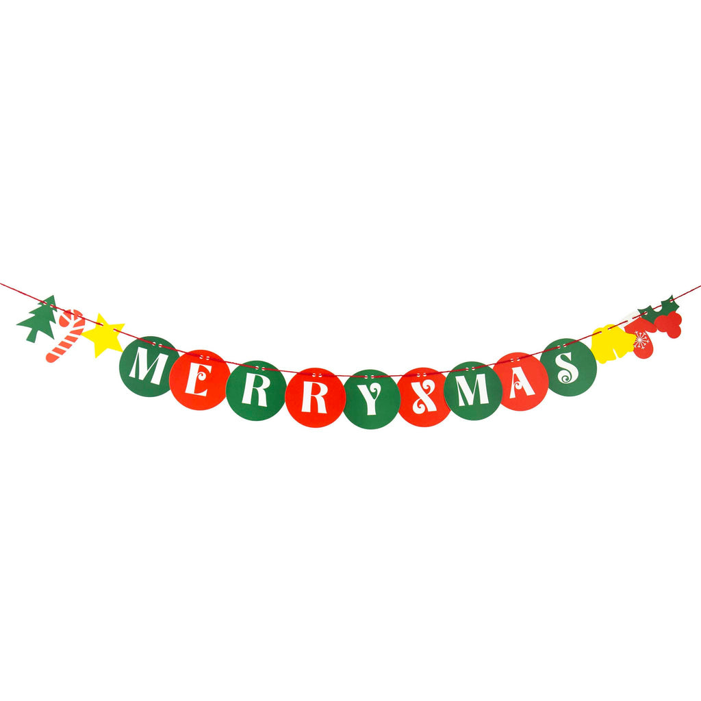 Gift Republic Christmas in a Can, christmas pennant banner.