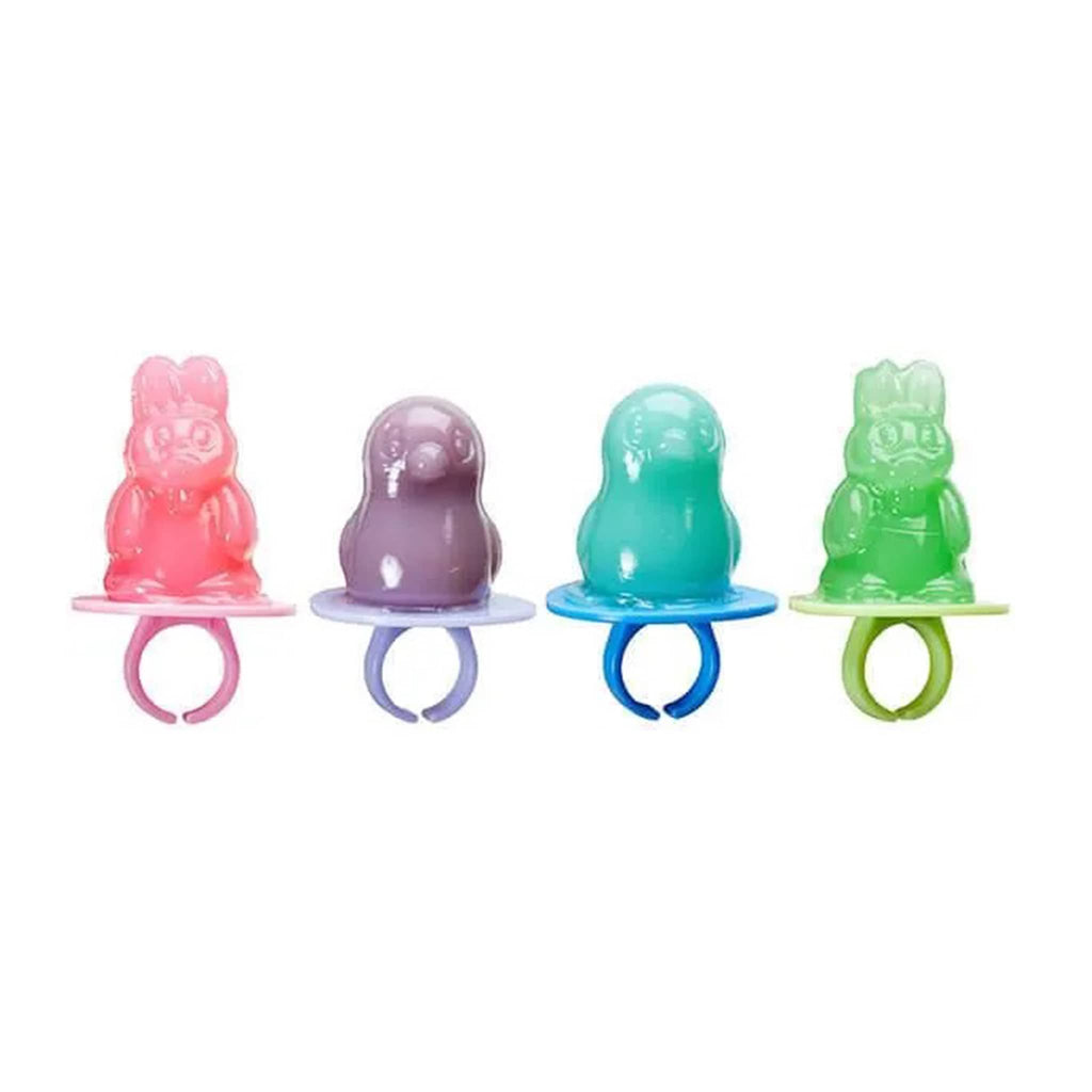 Gotta Get it Gifts Topps Easter Ring Pops in bunny and chick designs.